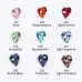 DZ 3025 6*6.6mm 5*5.5 heart shape crystal fancy stone for nail art